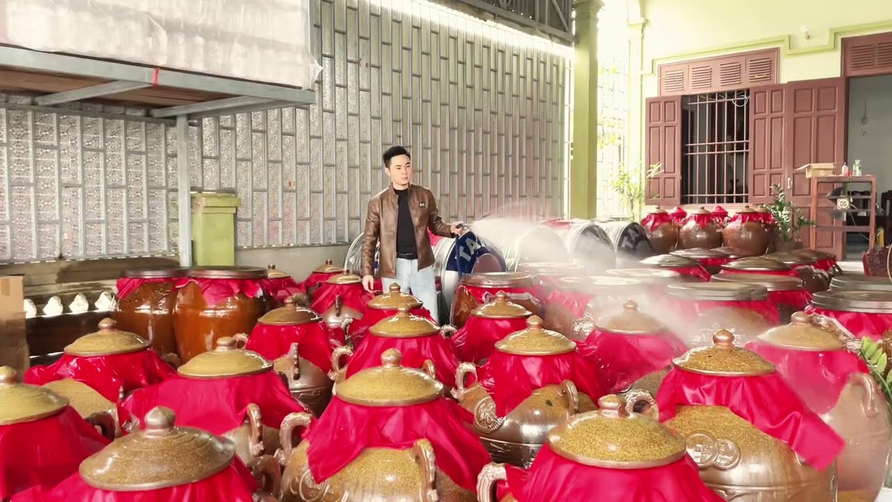 Rượu chín trong chum - hương vị của thời gian | Xưởng rượu Phú Lương - Nghệ An ☎️ 0389339639