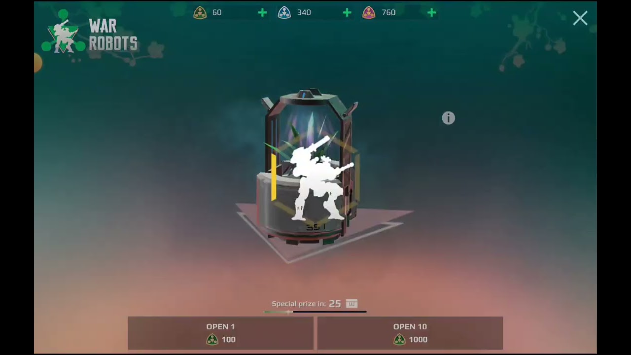 War Robots - 10x Openings of 100 Token (