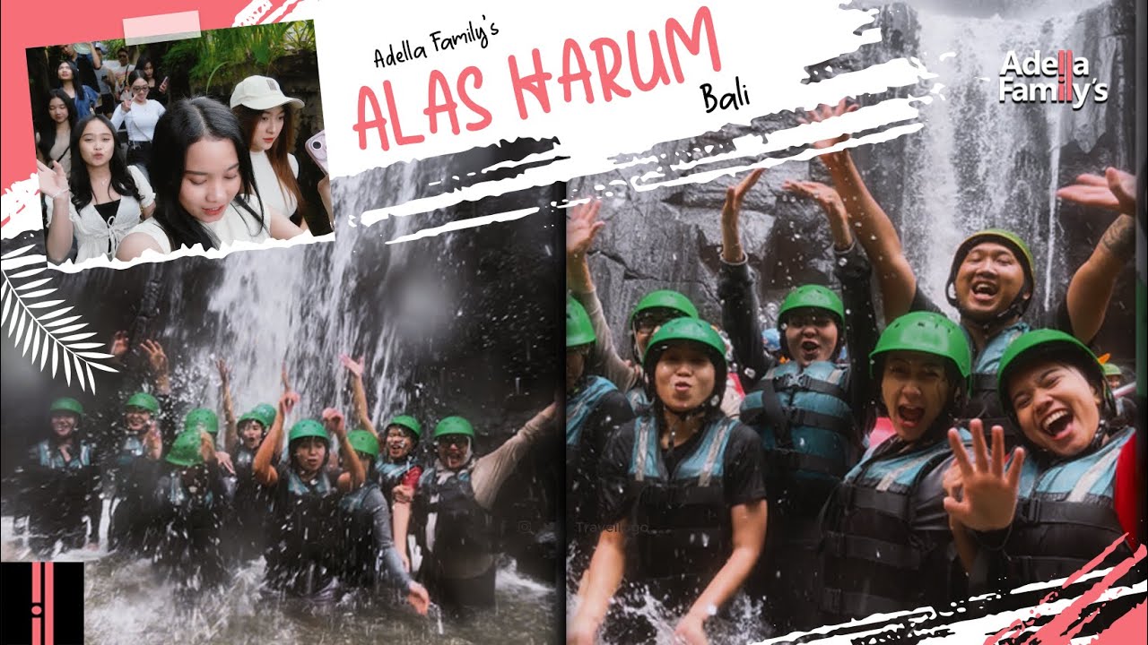Keseruan Rafting di Alas Harum BALI !! - Adella Familys