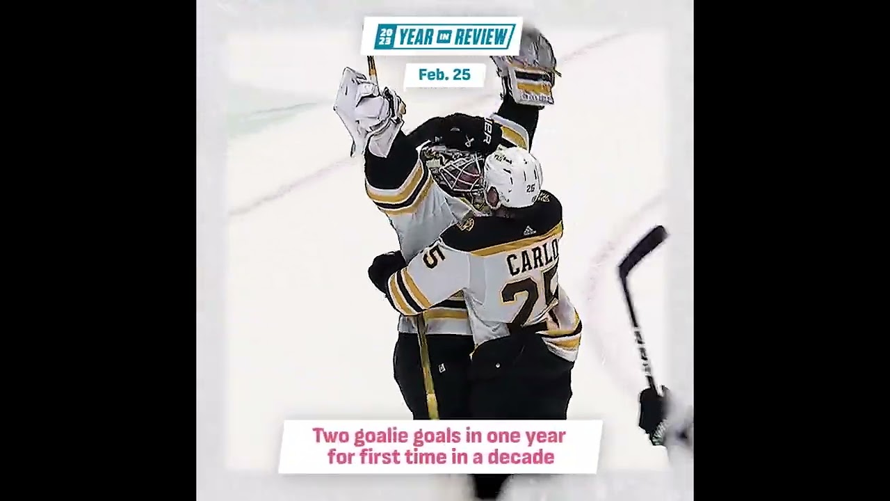 TWO goalie goals in 2023 🤯