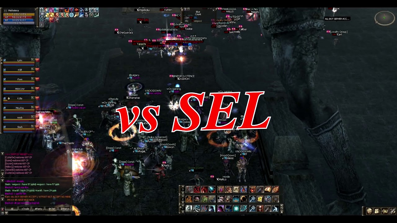 L2 mid pvp/epic fights/9vs9 memories