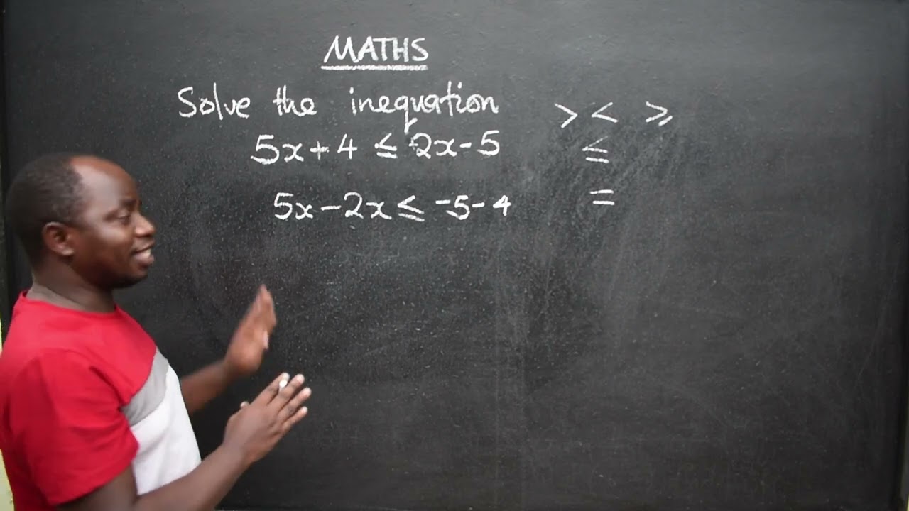 MATHS   INEQUATION G9 2024 EXTERNAL