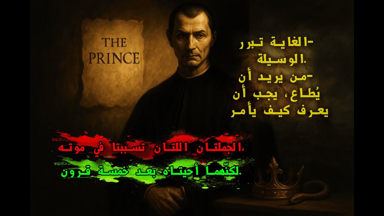 وثائقي – ميكافيلي: العقل الذي فهم الشر قبل أن يدينه !