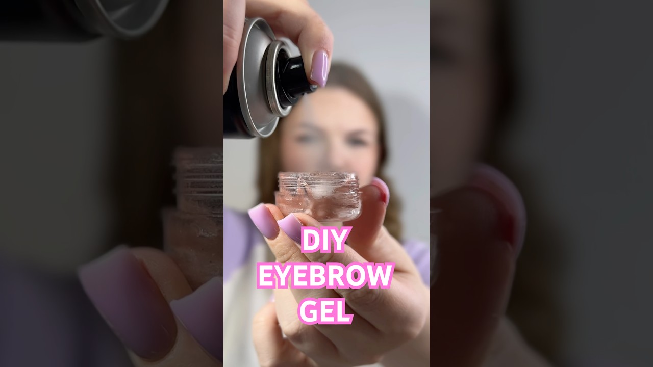 DIY eyebrow gel 🤌🏻 Subscribe to see more DIY videos. #beautyhacks #diy #makeuphacks #diycosmetics