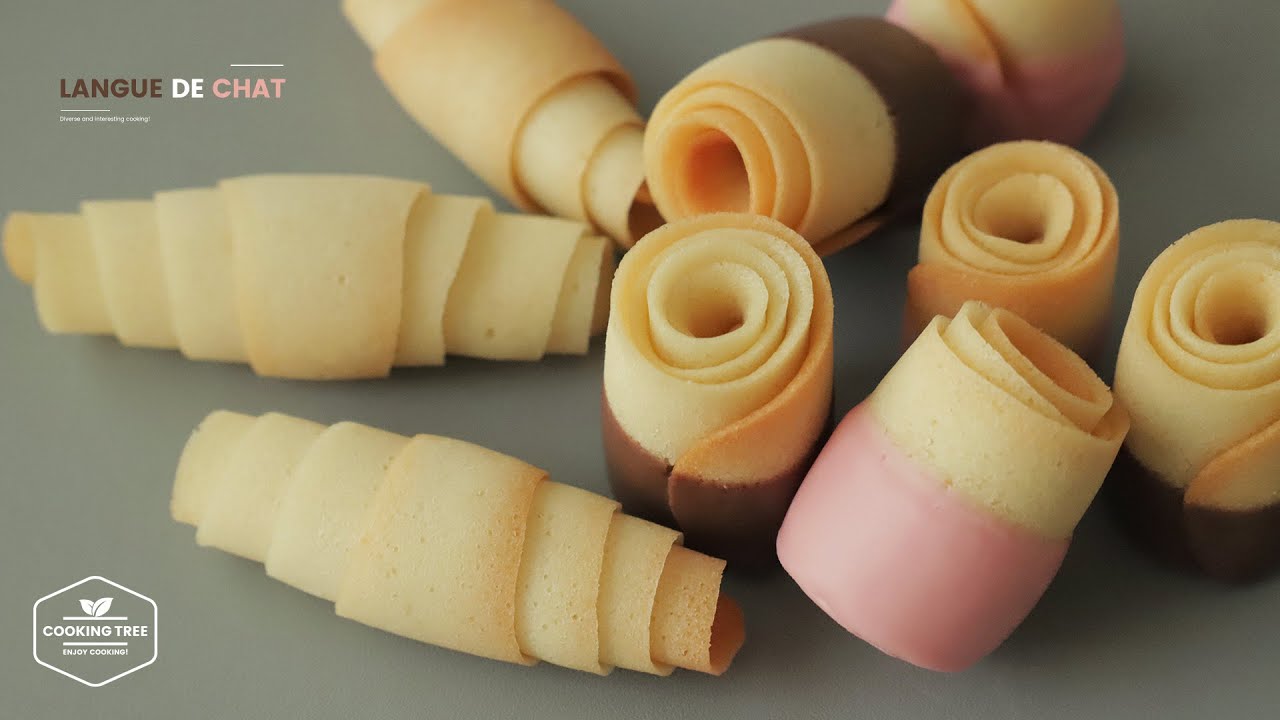 랑그드샤 만들기 : Langue De Chat Recipe | Cooking tree