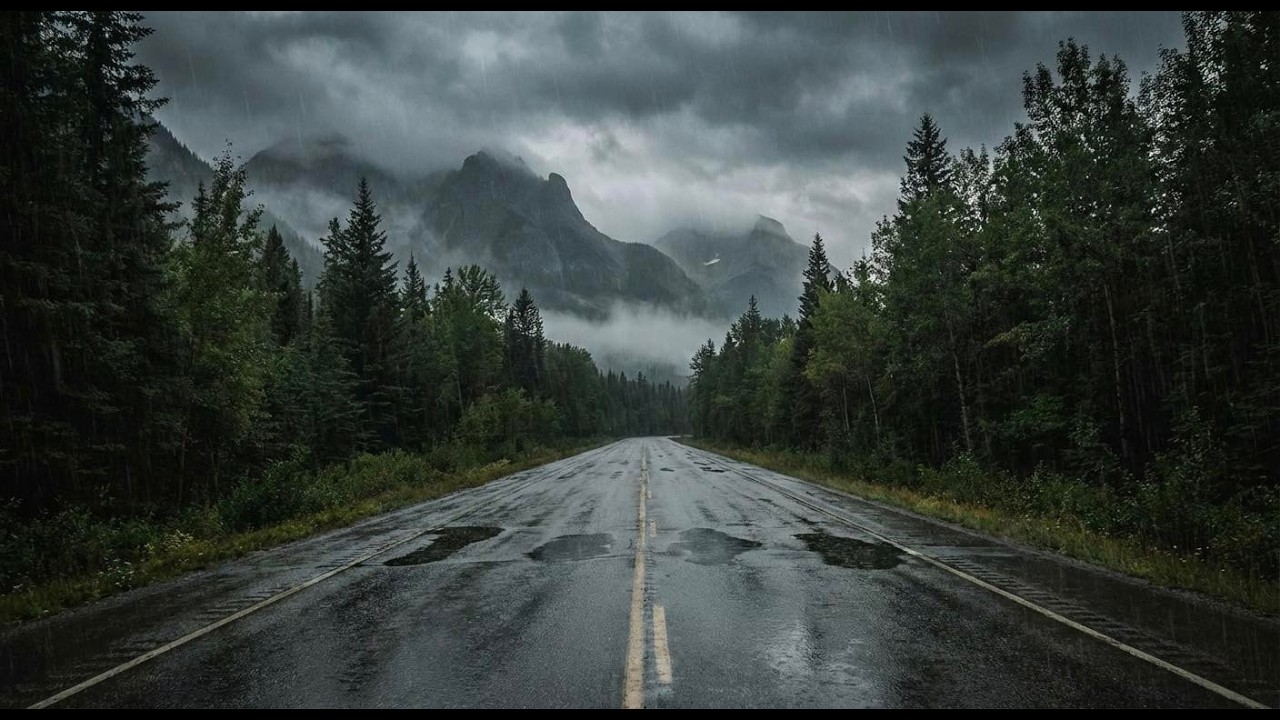 🌲 Noctis Night: 4K Rain Ambience | Soul-Touching Ethereal Female Vocal Textures 🧘‍♂️