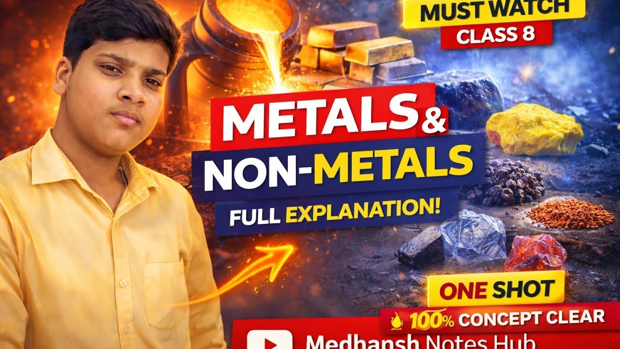 Class 8 science metals and non-metals full explanation