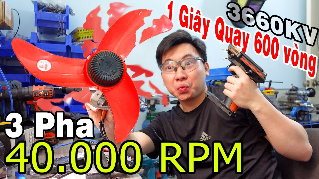 Điều Gì Sẽ Xảy Ra Khi Độ Cánh Quạt Quay Ở Tốc Độ 40,000 Vòng/phút - 600 vòng/giây