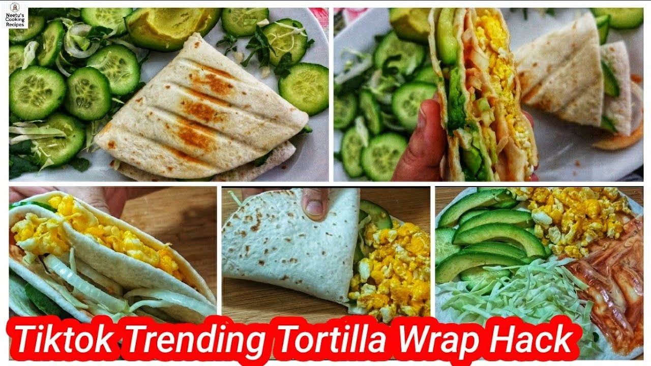 Tiktok Tortilla Wrap Hack । Viral Tortilla Hack । Tiktok Tortilla Trend Compilation । Tortilla Wrap