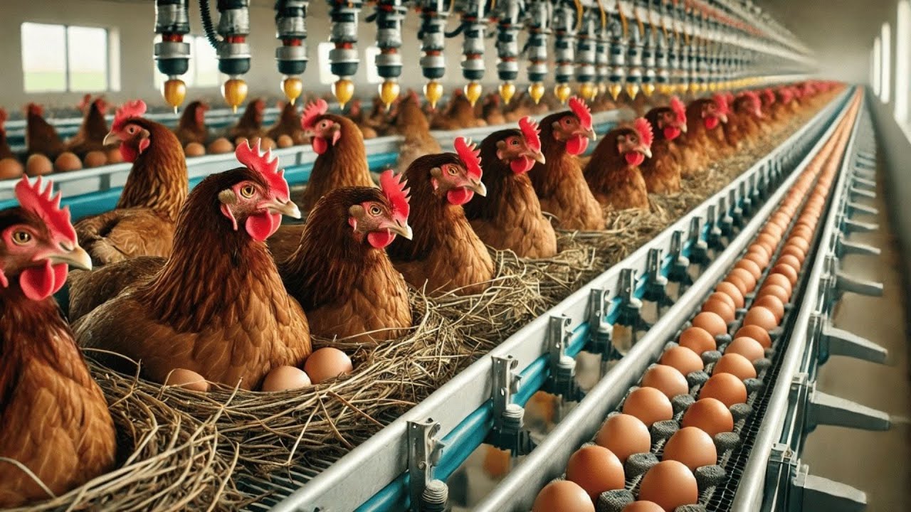Inside the Mega Egg Farm: How Fresh Eggs Reach Your Supermarket Shelves! (Full Process)