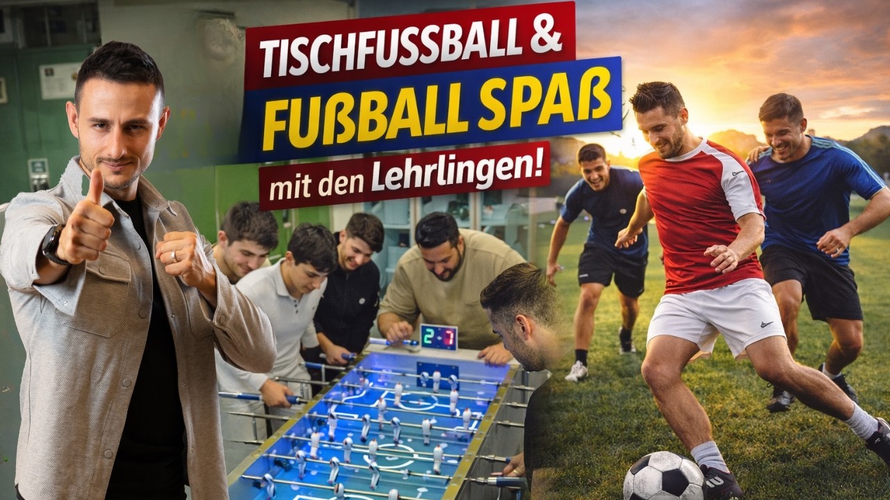 Der coolste After-Seminar-Abend: Tischfußball-Turnier + Fußball! 🔥