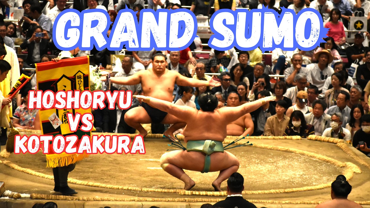 Grand Sumo   Hoshoryu vs Kotozakura
