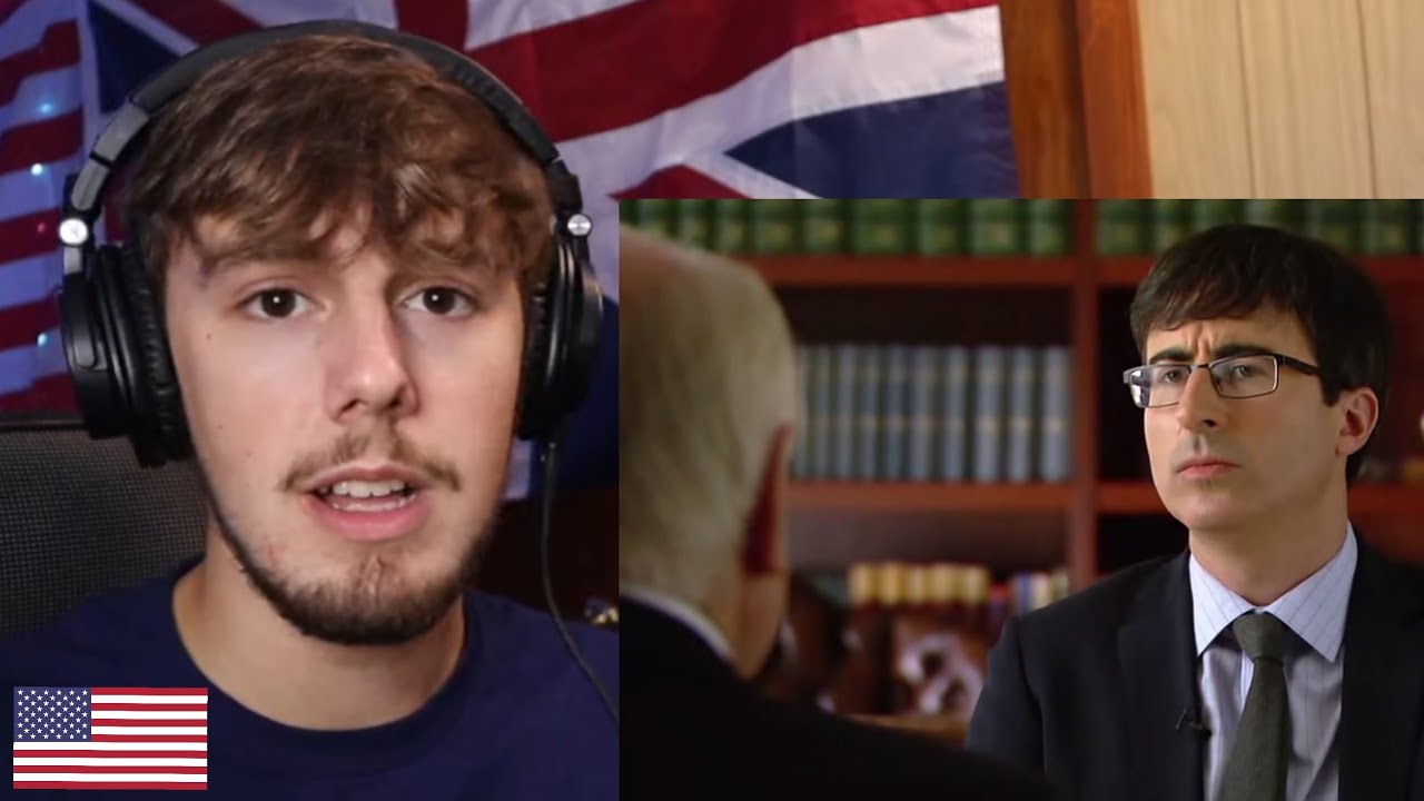 American Reacts to John Oliver - Gun Control