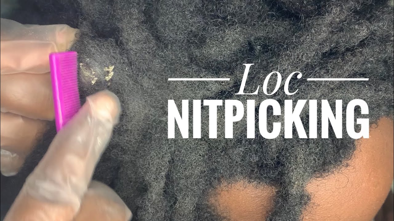 ASMR Loc Nitpicking ft FINGER SCRATCHING