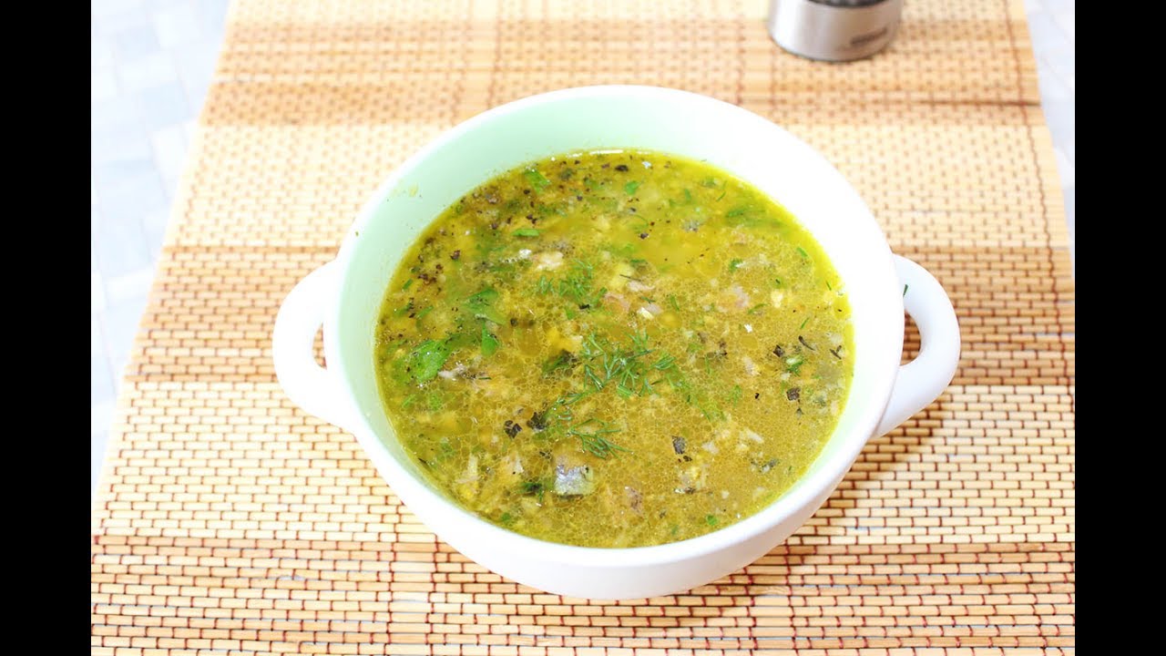 Суп из консервов. Вкусный рыбный суп из сайры.