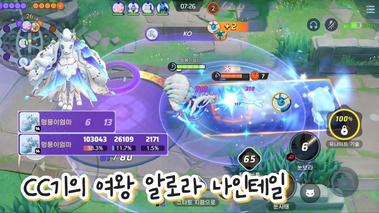 끝없는 CC기 눈눈 나인테일