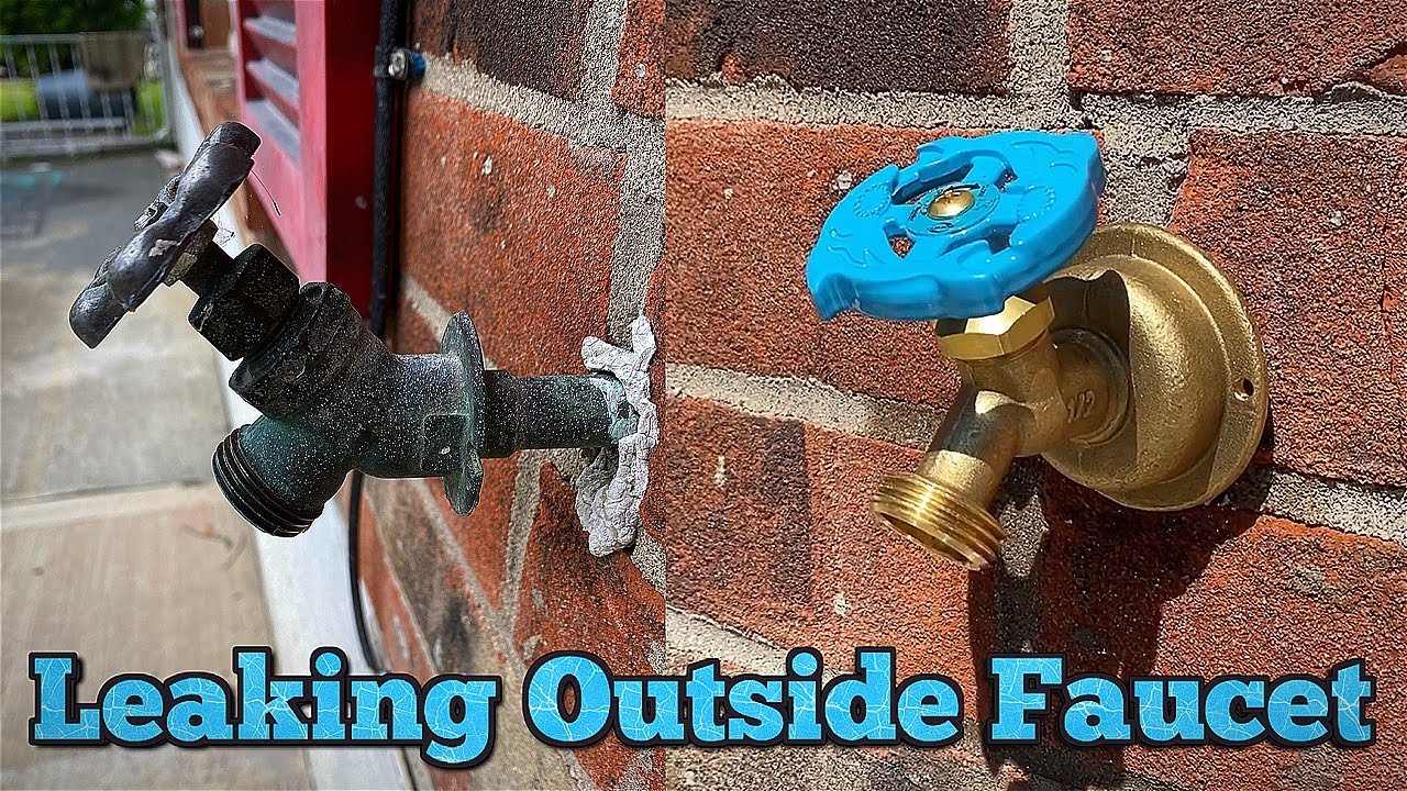 How To Replace a Leaking Outside Faucet In 5 Minutes - Garden Faucet / Hose Spigot