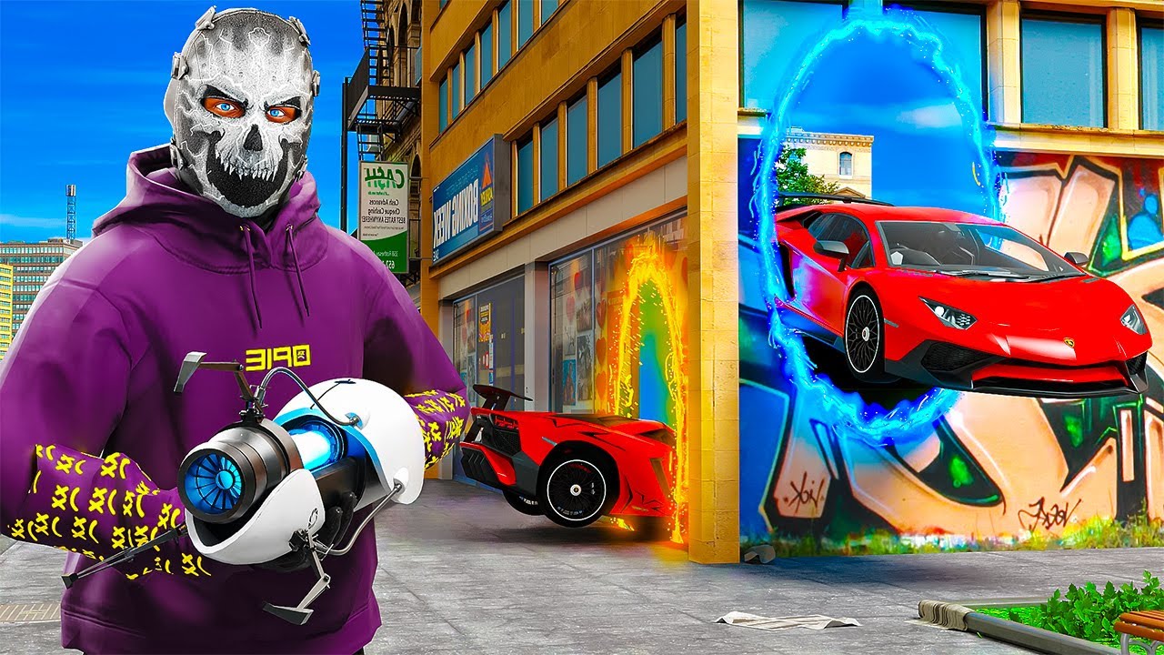 Портальная пушка в GTA 5 RP