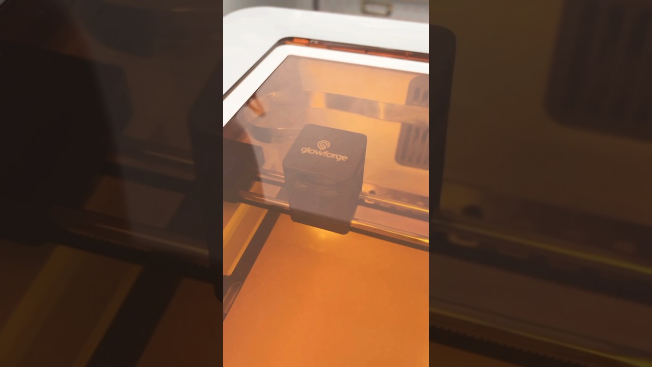 My first project with the Brand New Glowforge Aura Laser Crafting Machine #diy