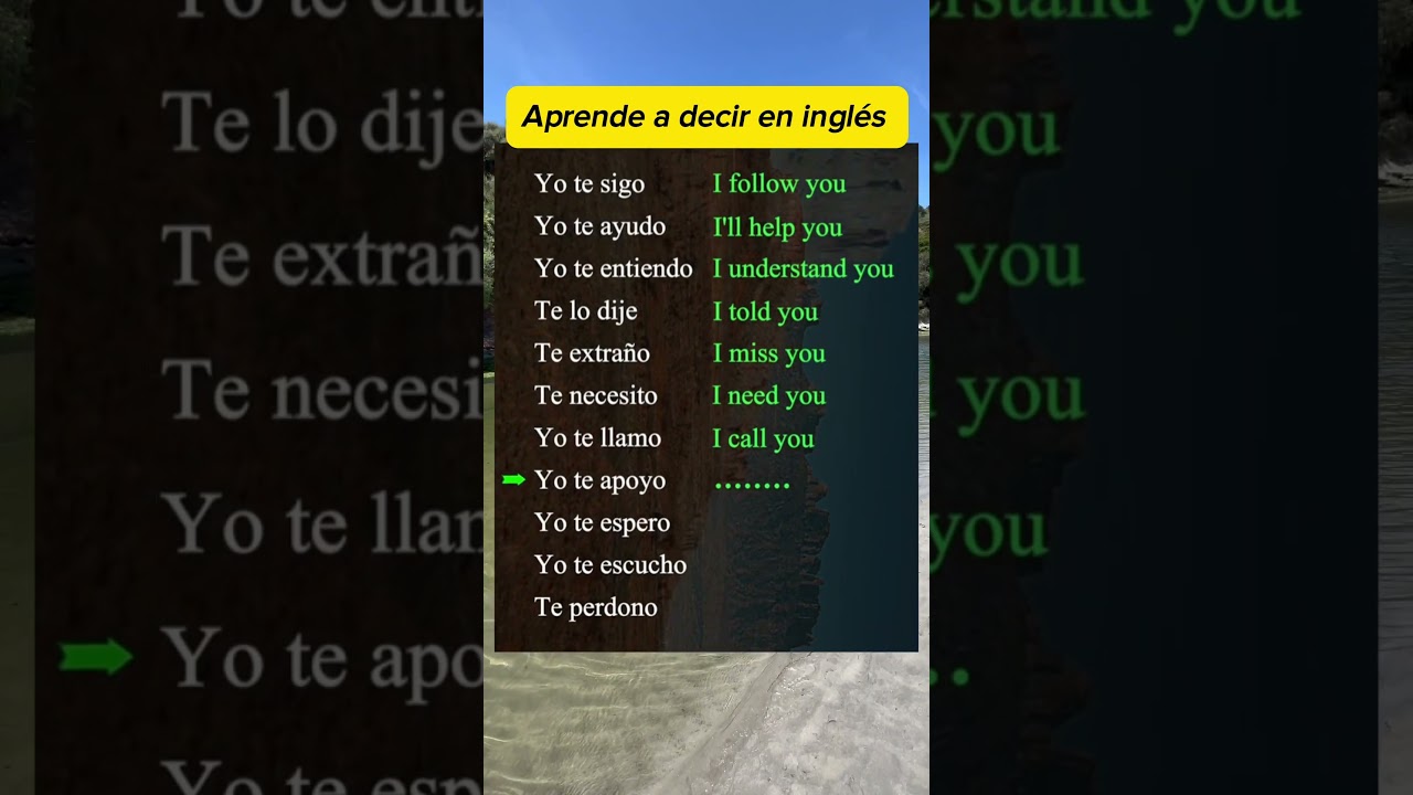 Aprende ingl&eacute;s #hablaingles #englishlanguage #inglesonline #ingles #englishlearning #english