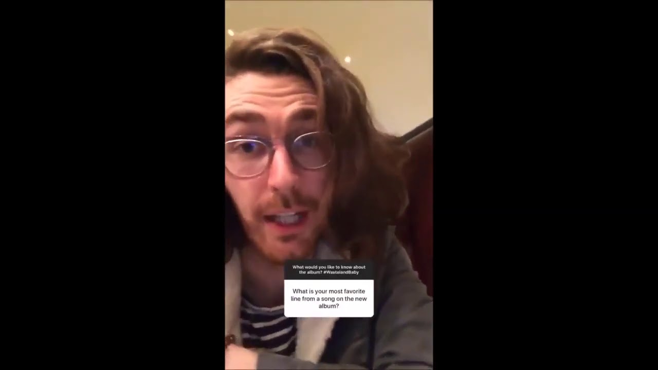 Hozier   Instagram Stories Q&A 2019