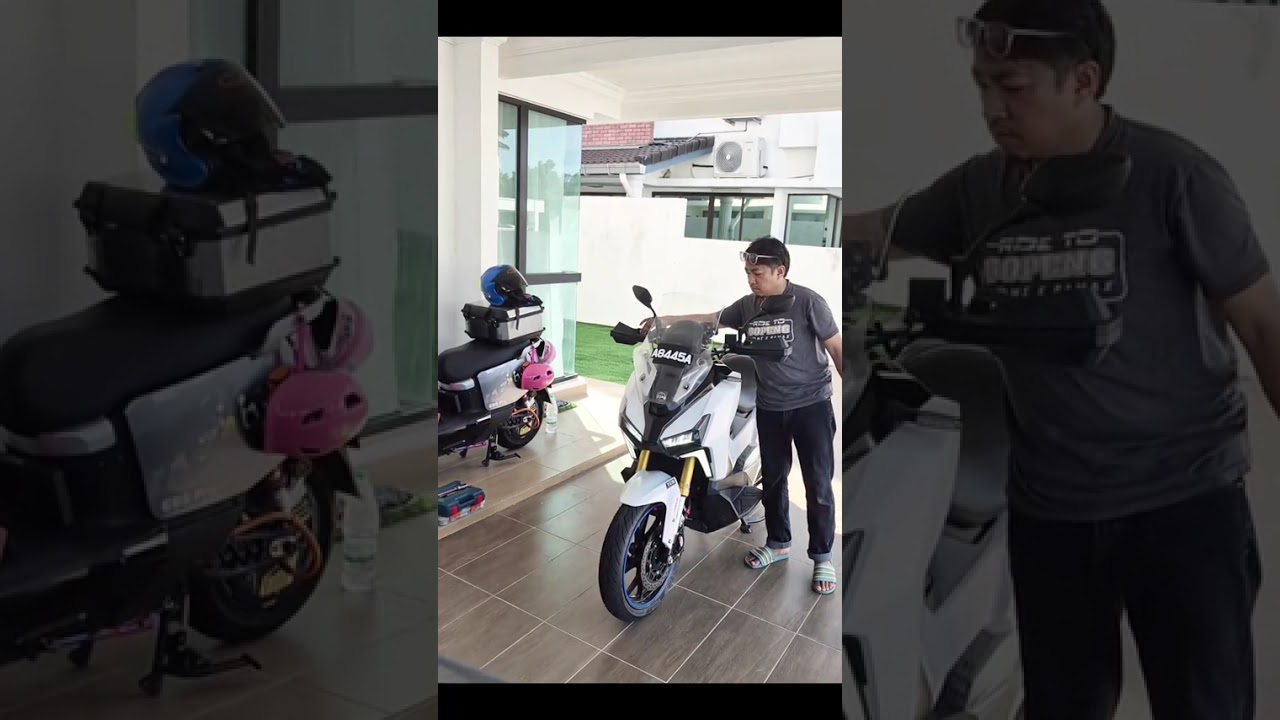 ADXTG 400 - Lowering front fork and simple testing.