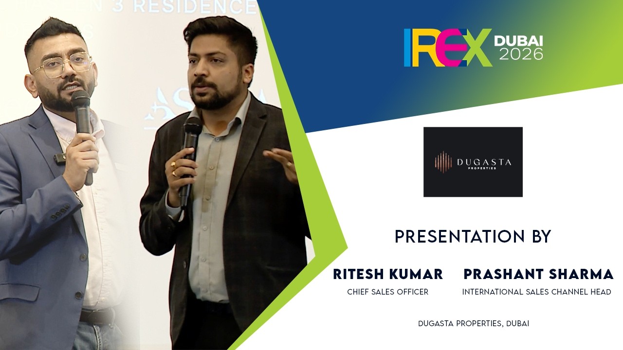 Презентация компании Dugasta Properties, Дубай, на выставке IREX 2026, Дубай.