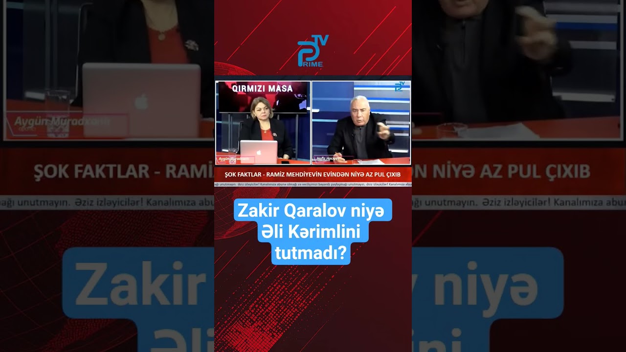 Zakir Qaralov niyə Əli Kərimlini tutmadı? #sonxeber #xeberler