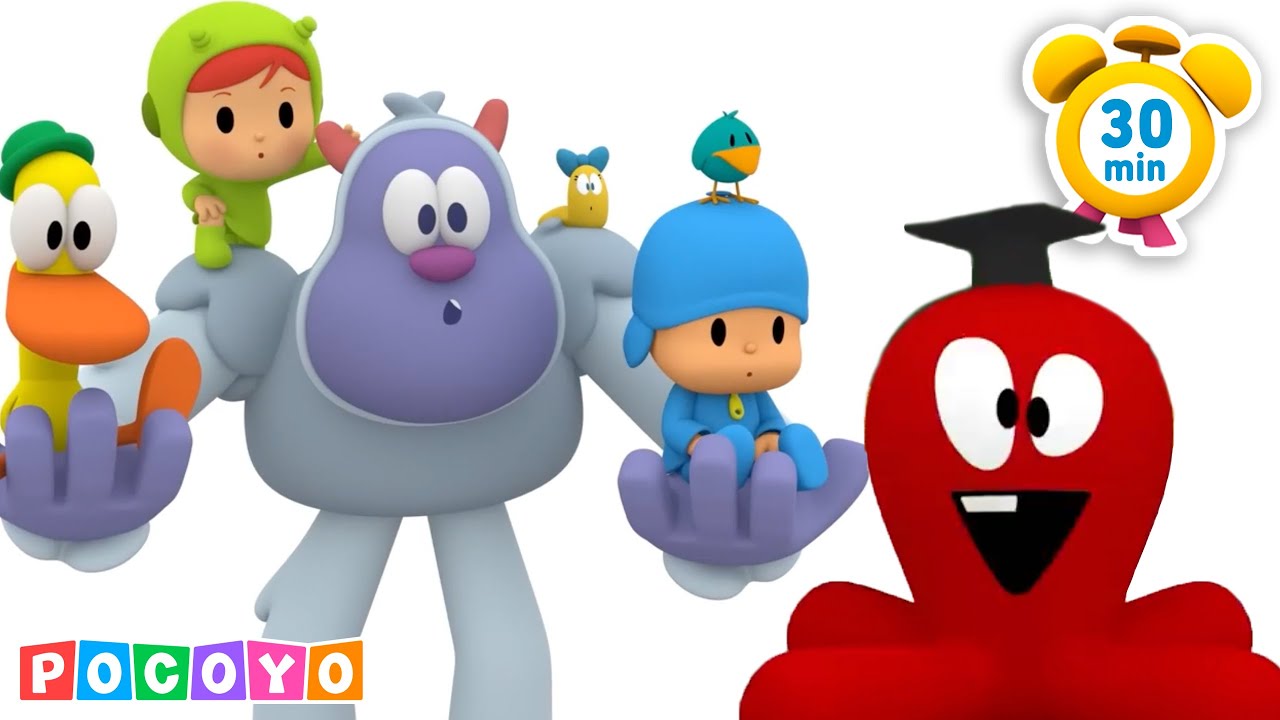 🎓 Venire a scuola con Pocoyo 🎒 (30 minuti) | Pocoyo 🇮🇹 Canale Ufficiale | Cartoni per bambini