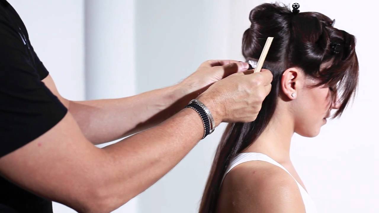 Applying Invisi-Tab Tape Hair Extensions