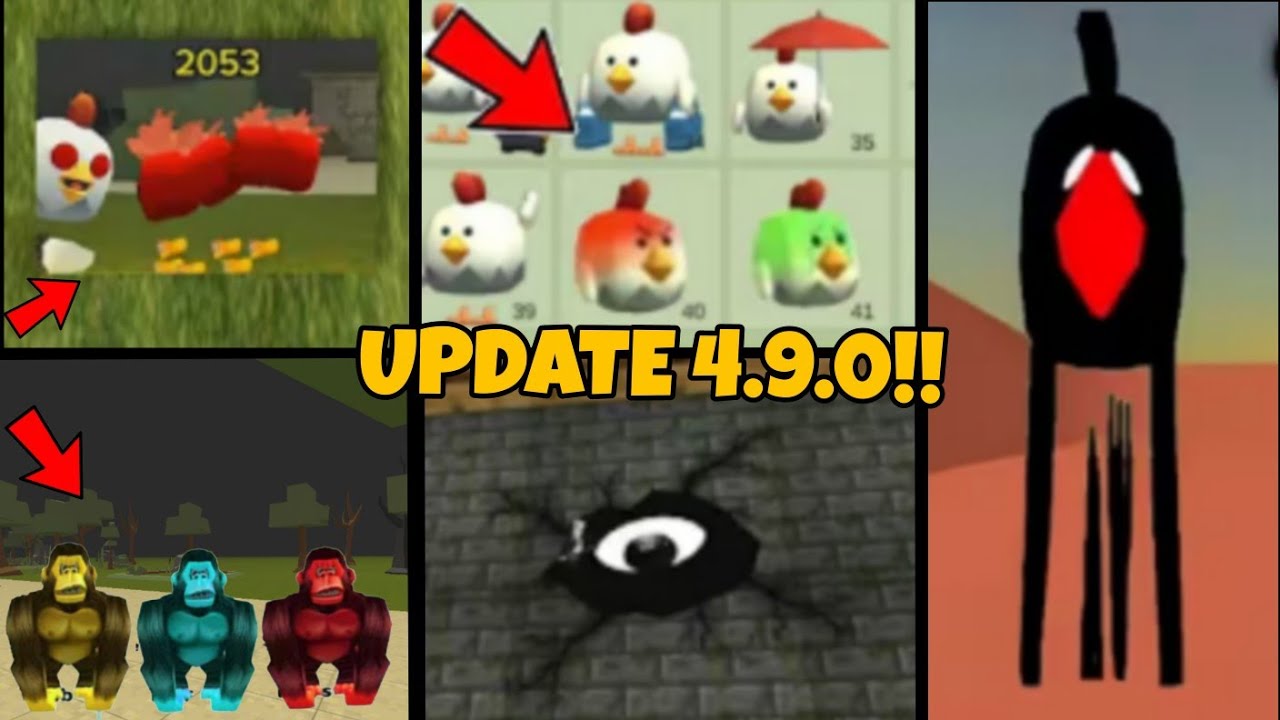 😱 CHICKEN GUN NEW EASTER EGGS AND SECRETS TINGS IN NEW UPDATE 4.9.0!!