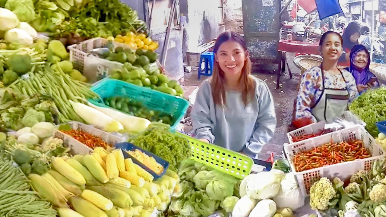 “Pedagang Sayur Cantik yang Menginspirasi” | Pasar Kosambi Bandung 🇮🇩
