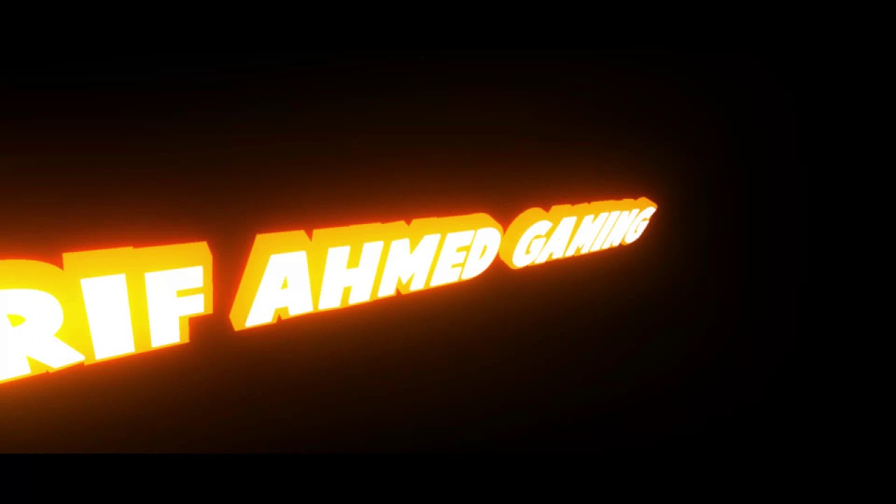 Arif Ahmed Gaming Intro