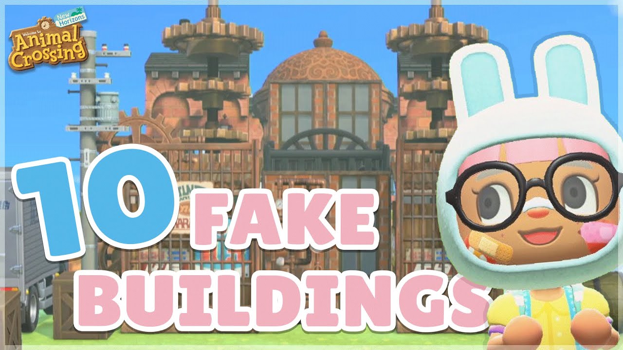 10 Ways To Make Fake Builds | Animal Crossing New Horizons