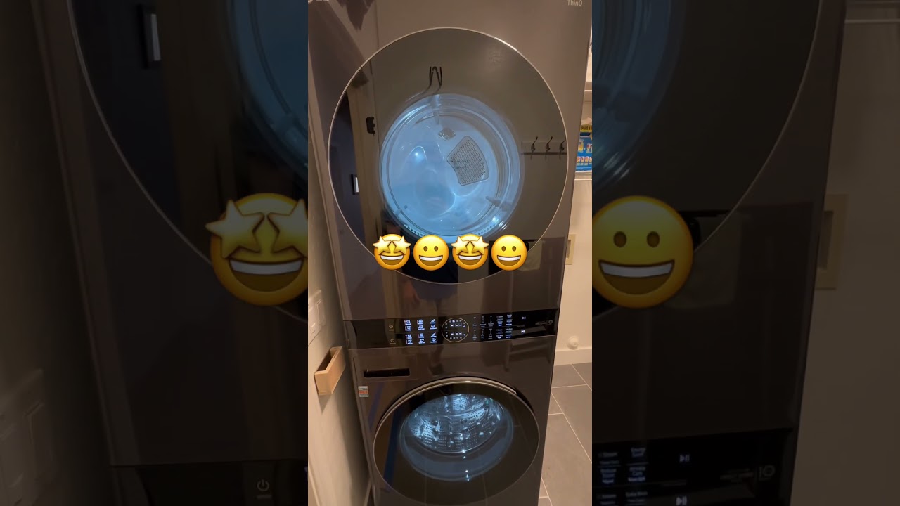 Первая стирка и запуск стиральной машины LG WashTower! 