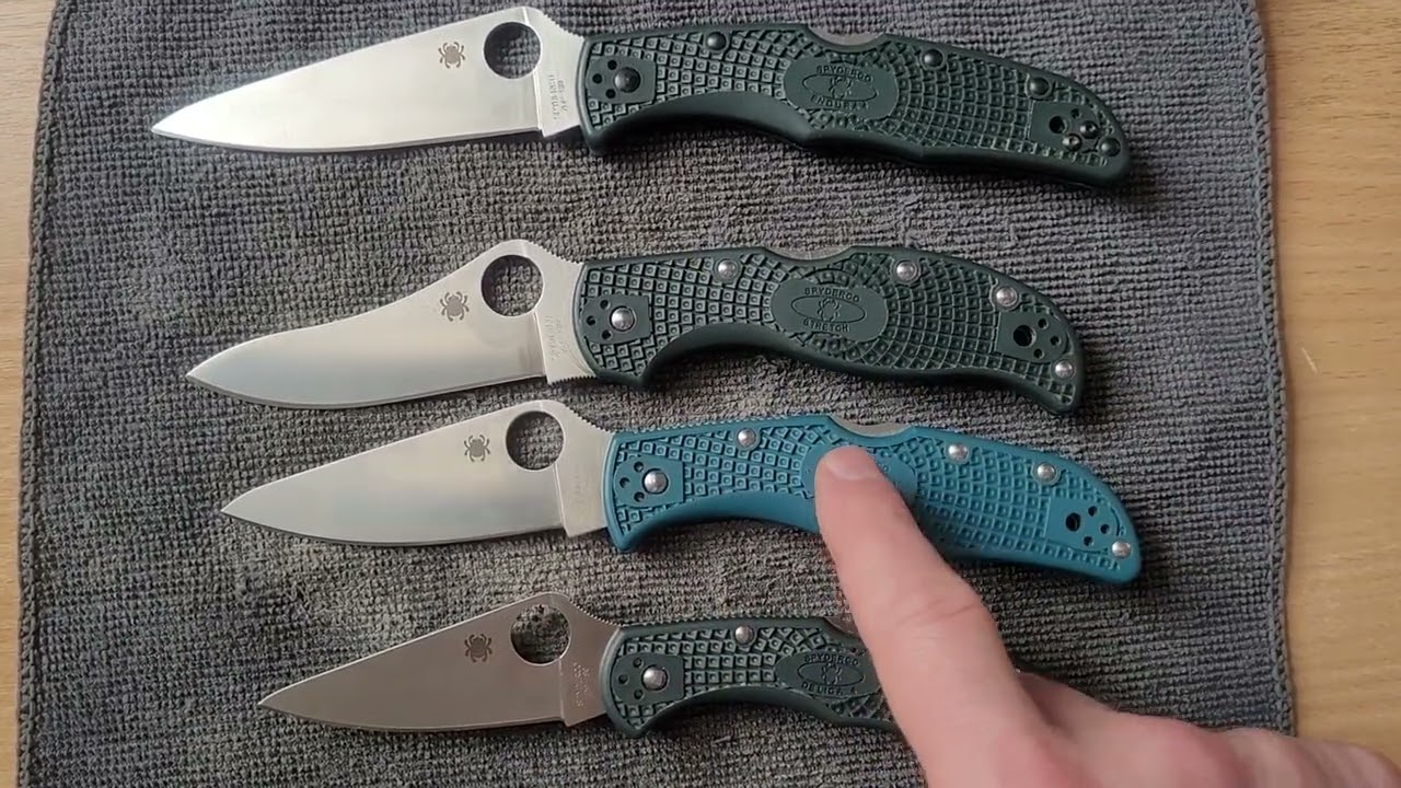 Spyderco Endela K390 и ее прямые конкуренты. 😎 Сравню размерный ряд Spyderco в 85 мм клинка.👉👍🤝