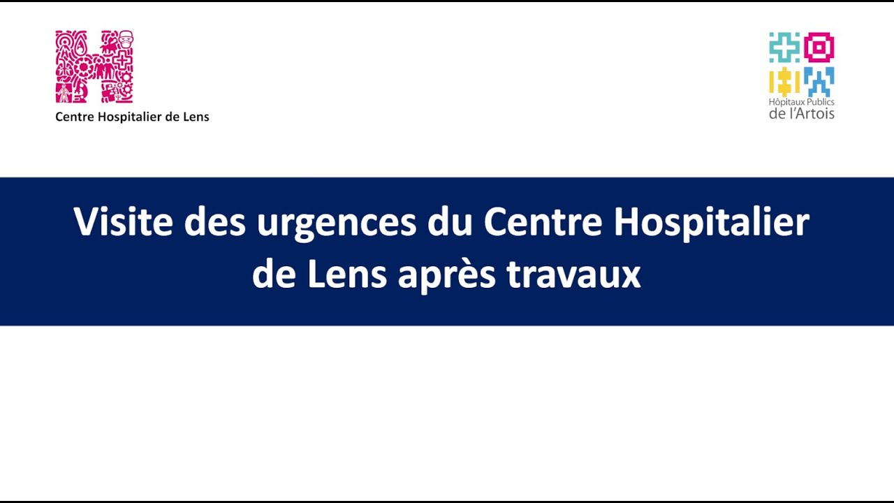 Visite des urgences du Centre Hospitalier de Lens après travaux