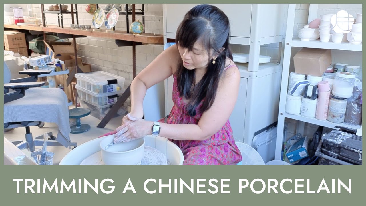 Trimming an eastern style bowl