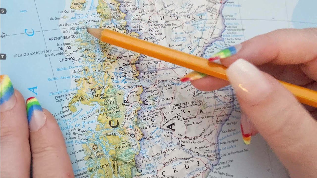 ASMR ~ Aysén, Chile History & Geography ~ Soft Spoken Map Tracing Google Earth