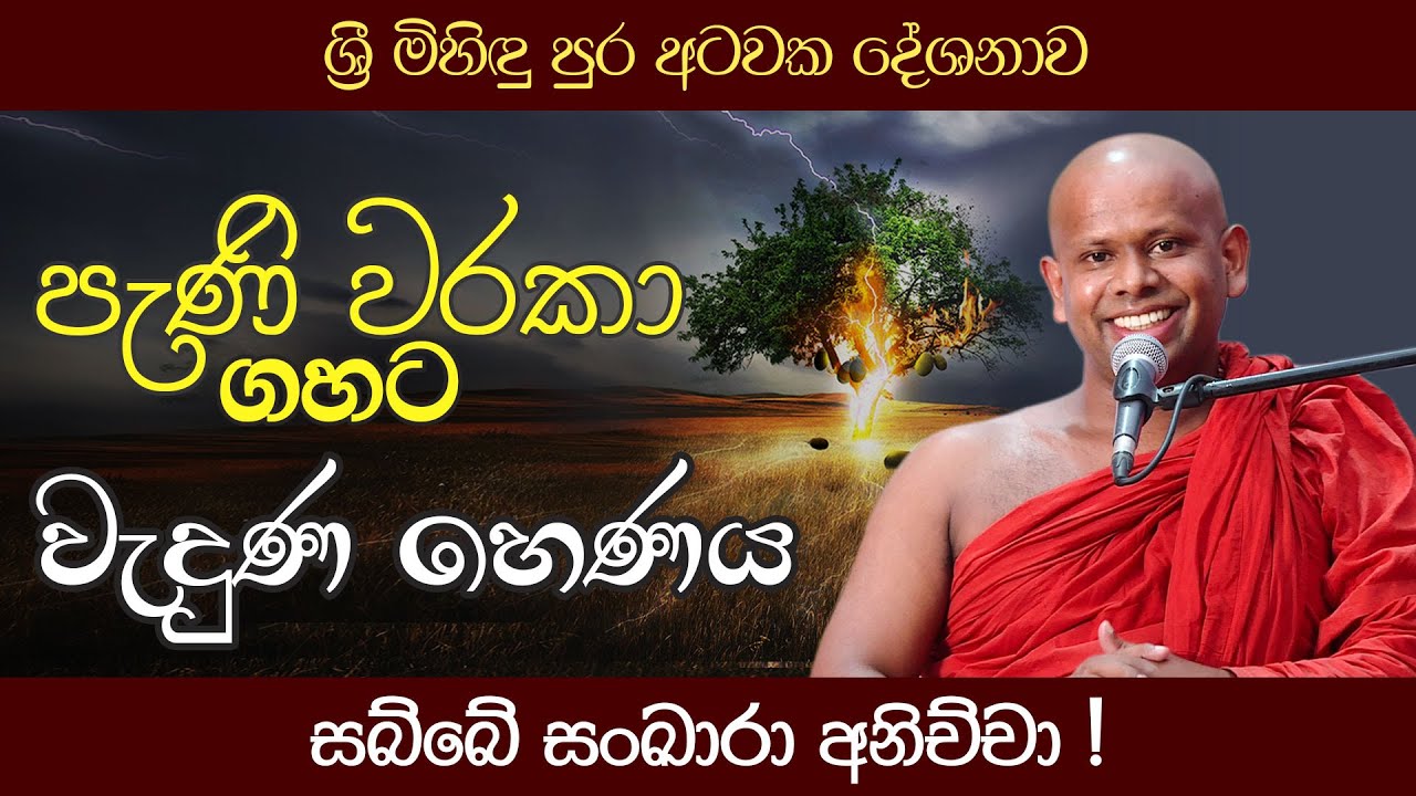 පැණි වරකා ගහට වැදුණ හෙණය (ශ්‍රී මිහිඳු පුර අටවක දේශනාව)  | Venerable Welimada Saddaseela Thero
