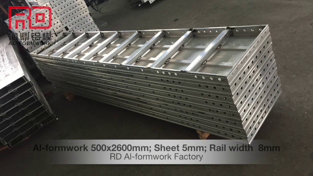 500 width aluminum formwork panel-RD AL-FORMWORK Factory