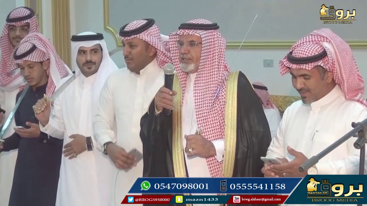 حفل ابناء محمد بن منور المجنوني بمناسبة زواج اخبهم المهندس عمر بن محمد المجنوني #قصر المحمادي