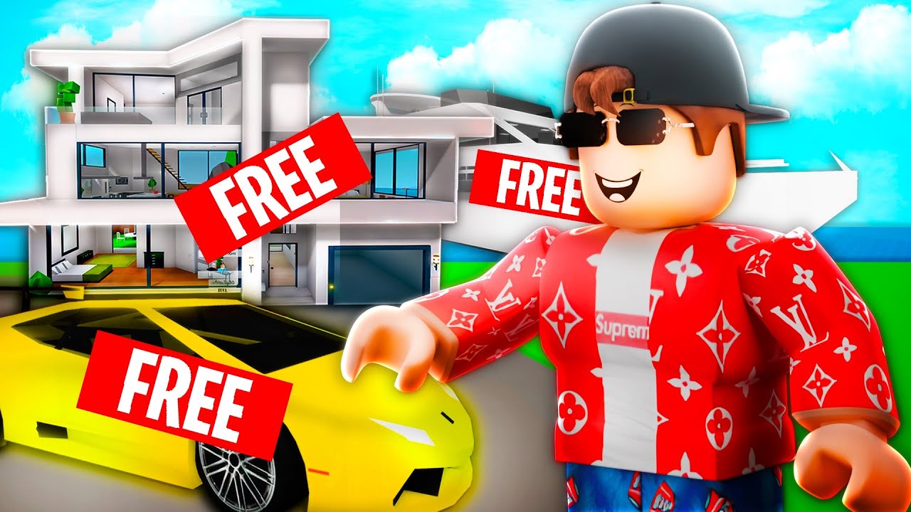 Brookhaven RP But EVERYTHING I Touch is FREE!!
