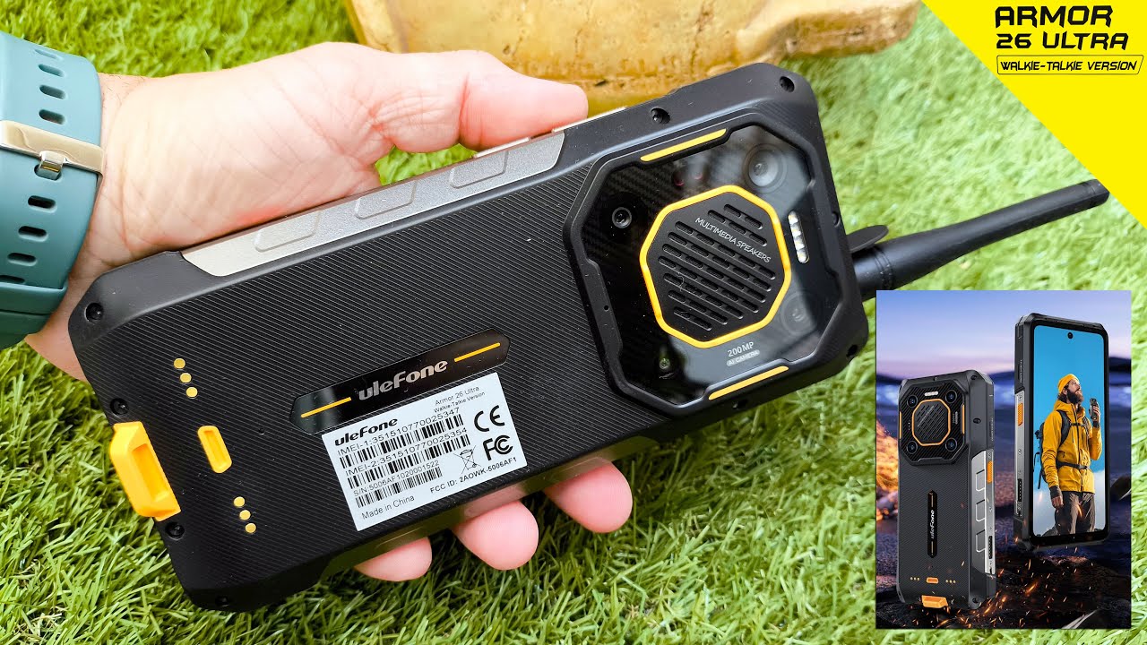 NUNCA viste un Movil con ENDOSCOPIO y Walkie talkie - ULEFONE Armor 26 ULTRA , Super Altavoz  FULL!