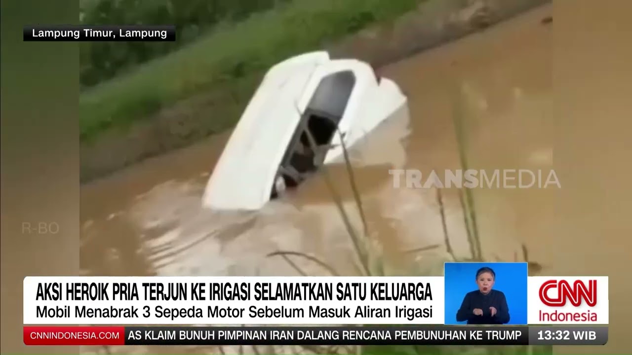 Aksi Heroik Pria Terjun Ke Irigasi Selamatkan Satu Keluarga  | REDAKSI (05/03/26)