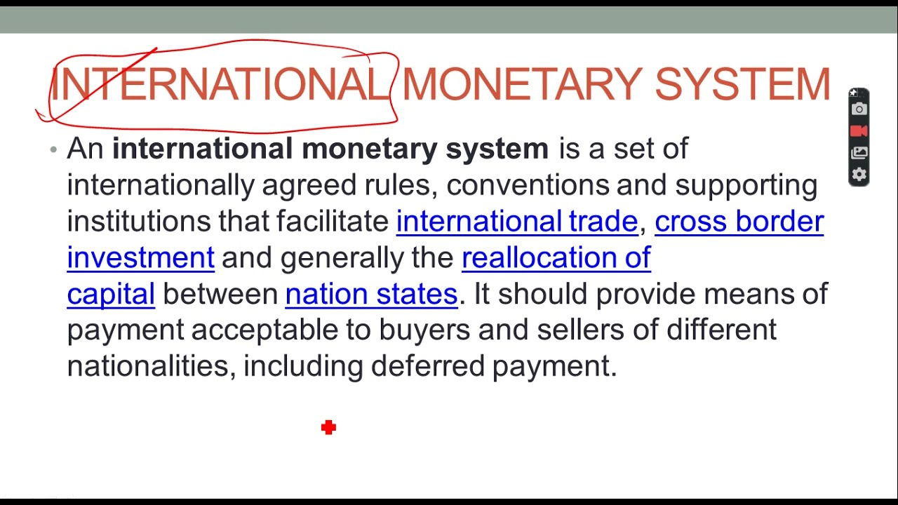 International Monetary System, Euro Currency,ADRS and GDRS