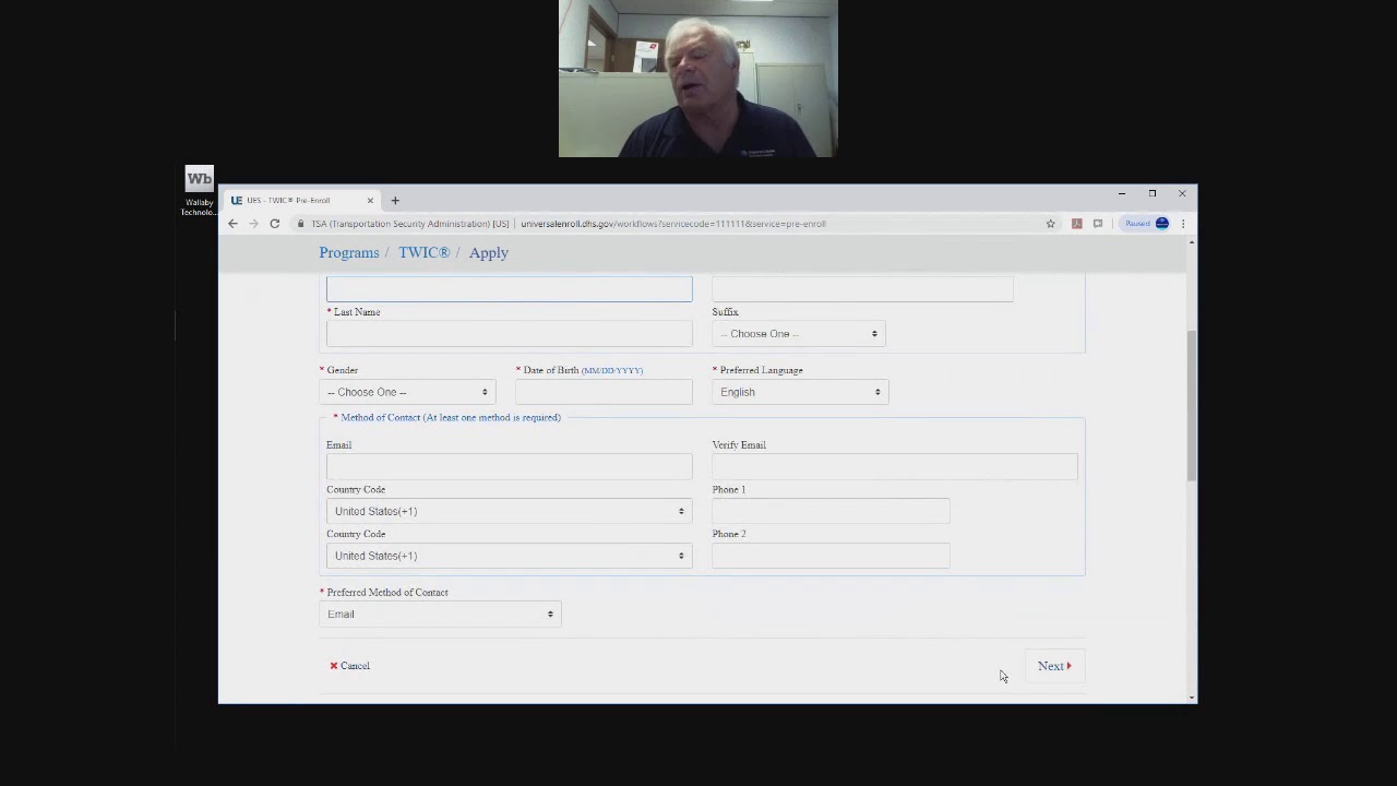 TWIC - transportation Worker Identification Credential