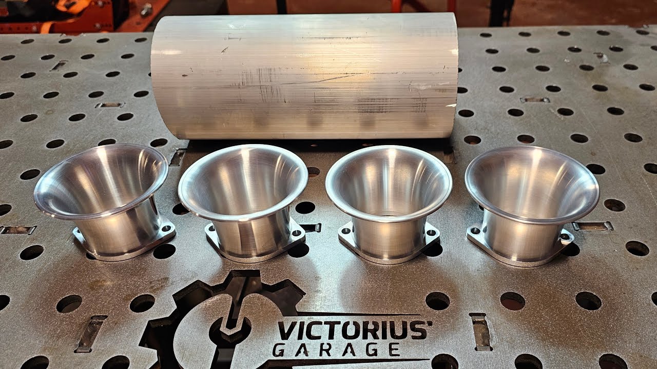 Mecanizado TROMPETAS DE ADMISION | #cnc #torno #mecanizado