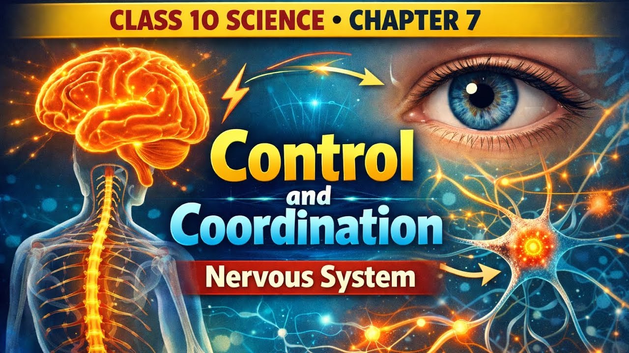 Human Nervous System Explained Simply 🧠 | Class 10 Science Chapter 7 | Board Exam 2026