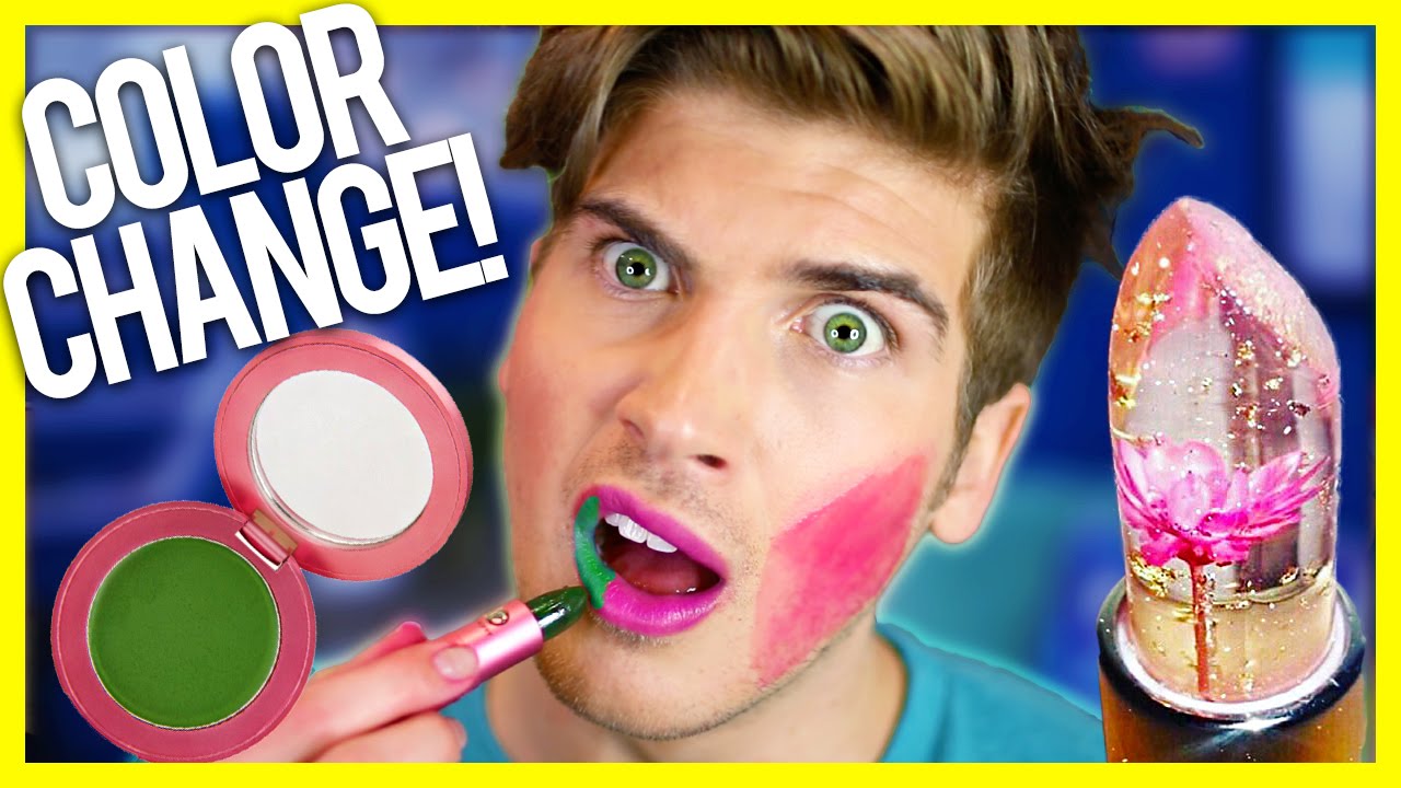 TESTING COLOR CHANGING MAKEUP!